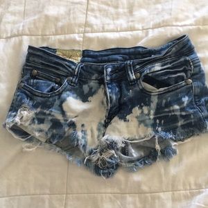 Jean cut off shorts